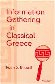 Cover of: Information Gathering in Classical Greece
