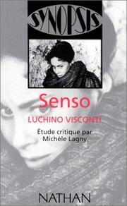 Cover of: Sensode Luchino Visconti, étude critique