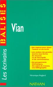 Cover of: Balises Auteurs: Vian