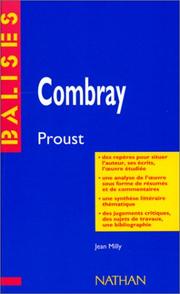 Cover of: Balises: Proust: Combray