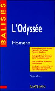 Cover of: L'Odyssée by Όμηρος (Homer)