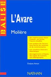 Cover of: L'Avare by Molière, Molière