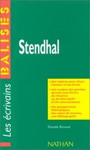 Cover of: Stendhal by Renaud