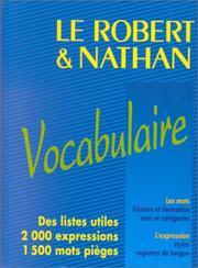 Cover of: Le Robert & Nathan: Le Vocabulaire