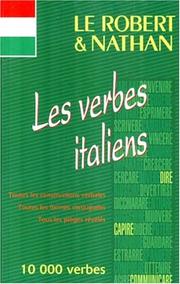 Cover of: Le Robert & Nathan les verbes italiens by Marina Ferdeghini, Paola Niggi