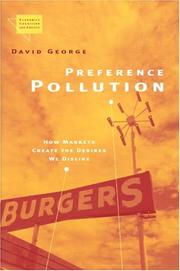Cover of: Preference Pollution: How Markets Create the Desires We Dislike (Economics, Cognition, and Society)