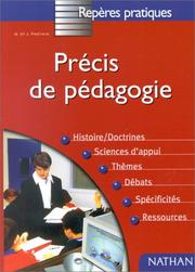 Cover of: Précis de pédagogie