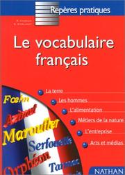 Cover of: Le Vocabulaire français