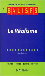 Cover of: Le réalisme