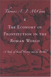 Cover of: The Economy of Prostitution in the Roman World by Thomas McGinn