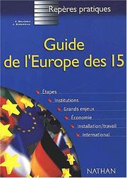 Cover of: Guide de l'Europe des 15