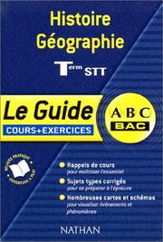 Cover of: ABC du Bac : Histoire - Géographie, Terminale STT