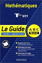 Cover of: ABC du Bac : Mathématiques Terminale STT