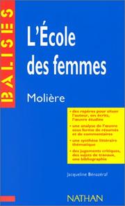 Cover of: L'Ecole Des Femmes