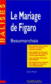 Cover of: Le Mariage De Figaro by Pierre Augustin Caron de Beaumarchais