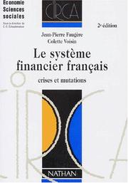 Cover of: Le Système financier français