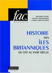 Cover of: Histoire des îles britanniques du XVIe au XVIIIe siècles