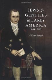 Cover of: Jews and Gentiles in Early America: 1654-1800