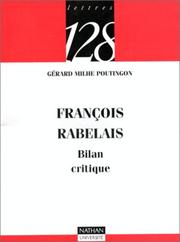 Cover of: François Rabelais : Bilan critique
