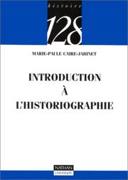 Cover of: Introduction à l'historiographie