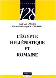 Cover of: L'Egypte hellénistique et romaine