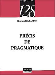 Cover of: Précis de pragmatique