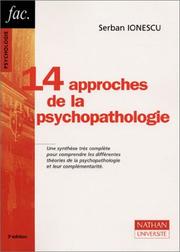 Cover of: Quatorze approches de la psychopathologie