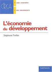 Cover of: L'économie du developpement
