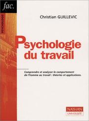 Cover of: Psychologie du travail