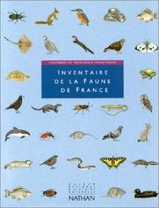 Cover of: Inventaire de la faune de france