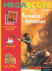 Cover of: Romains, Romaines by Béatrice Garel, Béatrice Garel