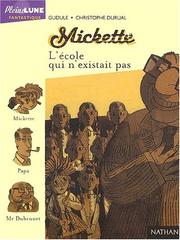 Cover of: L'ecole qui n'existait pas