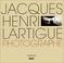 Cover of: Jacques Henri Lartigue