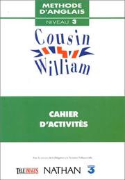 Cover of: Méthode d'anglais, niveau 3. Cahier d'activités