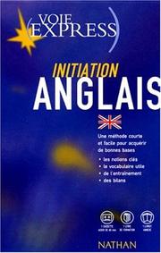 Cover of: Initiation Anglais (livre, livret et cassette)