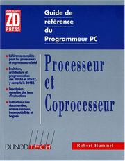 Cover of: Processeur et coprocesseur