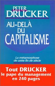 Cover of: Au-dela du Capitalisme