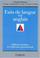 Cover of: Faits de langue en anglais