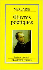 Cover of: Oeuvres Poetiques