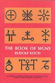 The Book of Signs by Rudolf Koch
