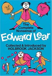 Cover of: The Complete Nonsense of Edward Lear