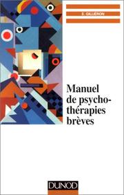 Cover of: Manuel de psychothérapies brèves