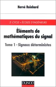 Cover of: Eléments de mathématiques du signal