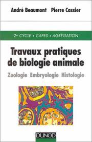 Cover of: Travaux pratiques de biologie animale