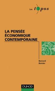 Cover of: Topos la pensee economique contemporaine