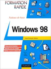Cover of: Windows 98. Notions de base