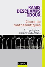 Cover of: Cours de mathématiques by Ramis