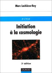 Cover of: Initiation à la cosmologie