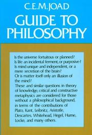 Cover of: Guide to Philosophy by Joad, C. E. M.