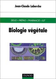 Cover of: Biologie vegetale : DEUG, Prépas, Pharmacie, IUT